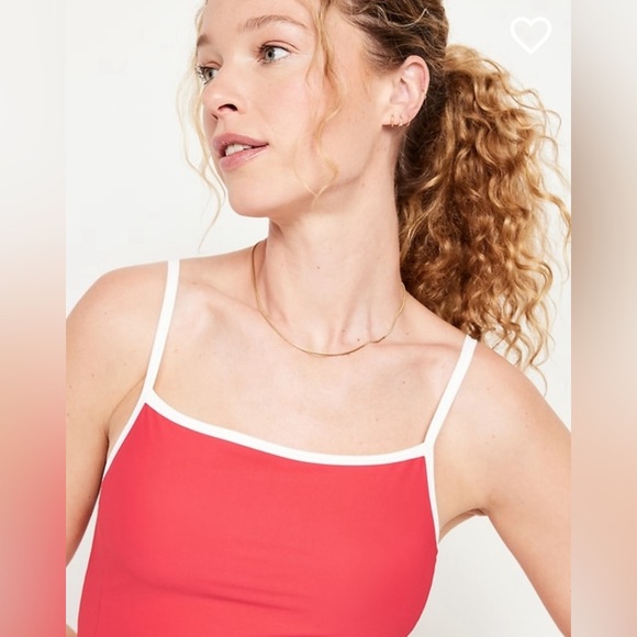Powersoft Cami Athletic Dress - Cherry Tomato - Picture 3 of 5